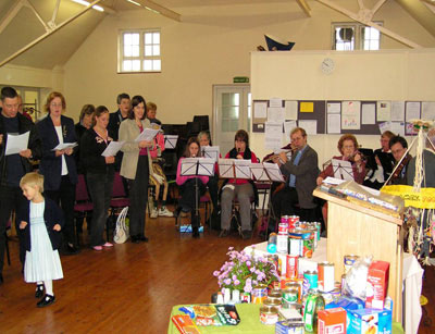 Harvest Worship in St Mark's