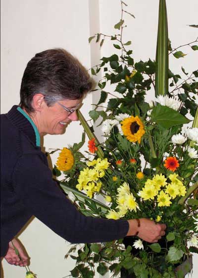 Flower arranging 